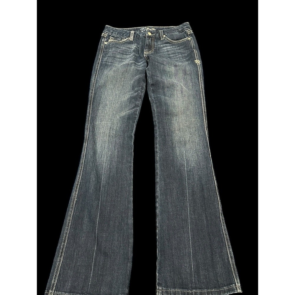 Miss Me Boot Cut Jeans JP4818 Women's Size 28 Dark Wash Flared Denim Pants